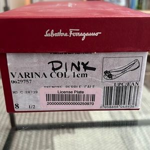 Salvatore Ferragamo pink ballet flats